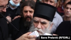 Mitropolit Srpske pravoslavne crkve (SPC) u Crnoj Gori Amfilohije, 15. maj 2020.