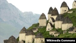 Город мертвых в Северной Осетии 