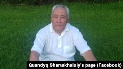 Kazakh journalist Quandyq Shamakhaiuly (file photo)