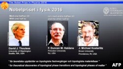 Fituesit e Çmimit Nobel 2016 për Fizikë 