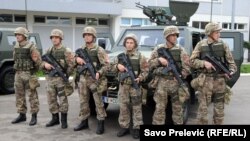 Monteneqro ordusu NATO təliminə hazırlaşır, arxiv fotosu