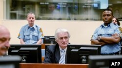 Radovan Karadžić tokom izricanja presude u Haškom tribunalu, 24. mart 2016.