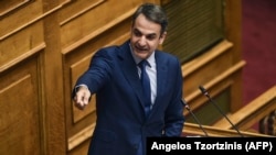 Претседателот на опозициската партија, Нова демократија, Кирјакос Мицотакис 