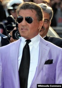 Sylvester Stallone Cannes film festivalında, 2014