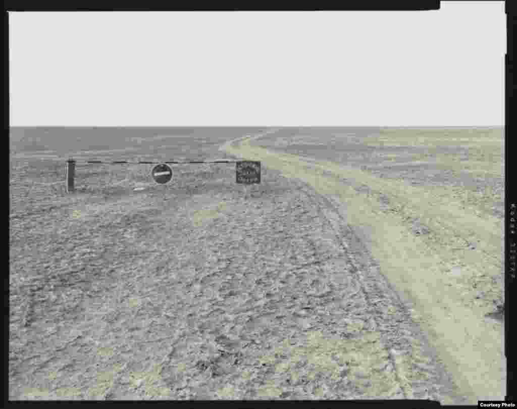 A sign that once warned travelers approaching the coast to beware of wild animals - The past decade and a half has seen international efforts to save the rapidly depleting Aral Sea, with each of the five former Soviet republics of Central Asia earmarking 1 percent of their annual budgets to restore it. There have been signs of progress in the Northern Aral, where much of the activity has been concentrated (all photos copyright Radek Skrivanek-www.radekphoto.com)