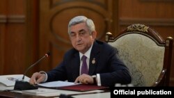 Третий президент Армении Серж Саргсян (архив)