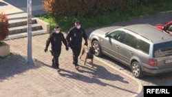 Policija na ulicama Podgorice, mart 2020
