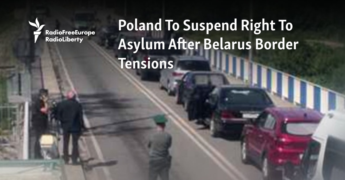 Poland To Suspend Right To Asylum After Tensions With Belarus On Migrants
