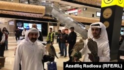 Арабские туристы в бакинском аэропорту (архив)