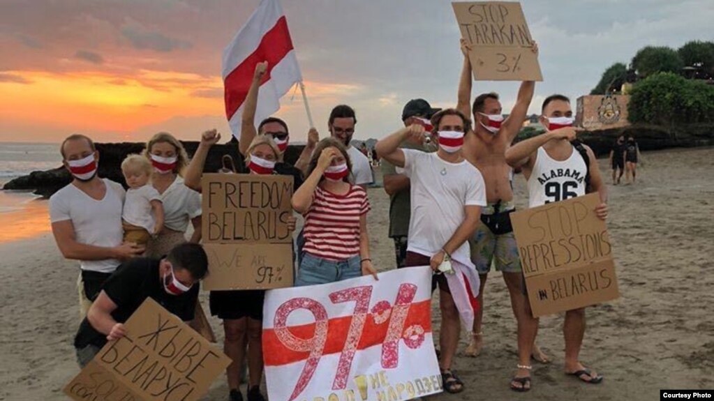 Фото - Проти репресій перед виборами: білоруси усього світу проводять акції солідарності