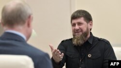 Рамзан Кадыров и Владимир Путин, иллюстративное фото