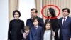 Uzbek President Shavkat Mirziyoev's family, including daughter Saida Mirziyoeva (file photo)