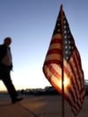 A voter enters his polling place to cast his ballot in the state of Ohio.
