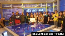Журналисты Аджара ТВ Общественного вещателя Грузии