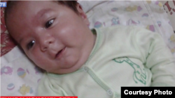 Умарали Назаров, пятимсячеый таджикский мальчик, скончавшийся в России. 