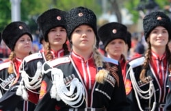 Парад Кубанского казачьего войска в Краснодаре, апрель 2018 года. Фото: ТАСС