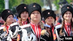 Парад Кубанского казачьего войска в Краснодаре, апрель 2018