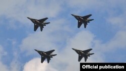 Российские военные самолеты МиГ-29. Иллюстративное фото.