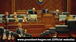 Presidenti Hashim Thaçi në Kuvend 