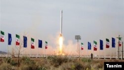 Launch of Noor satellite claimed by Iran's IRGC. April 22, 2020