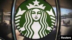 The Starbucks logo 