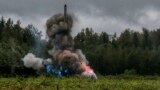 "Искандер М" ракетасы орус-беларус аскердик машыгуусунда сыналган учур. 2017-жыл. 