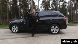 Russian Prime Minister Dmitry Medvedev steps out of a BMW SUV in a video posted on his blog. As one commentator noted, all it needed was a gangster-film soundtrack.