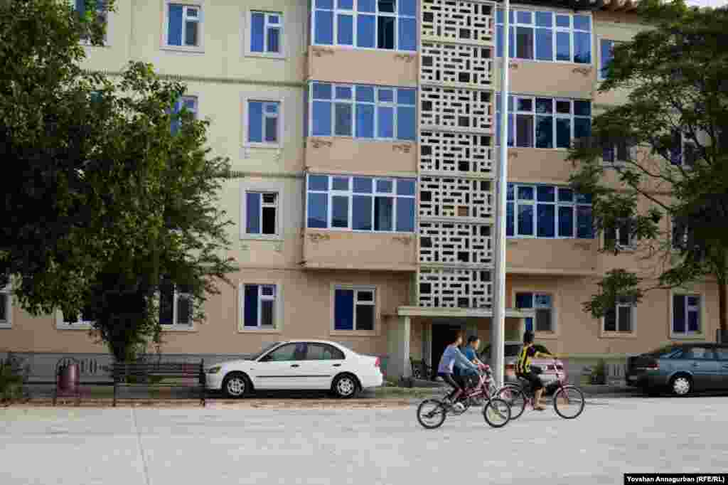 Despite the Ashgabat construction boom, many people still live in old, cramped apartment buildings. But their cars are a different story. It's almost impossible to see Soviet cars on the streets anymore. They've all been replaced by Toyotas and other Western models.