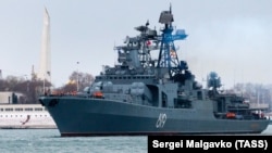 Российский военный корабль, архивное фото