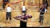 Men practicing an ancient Iranian sport at a special gym called zourkhaneh at Qasr Prison on August 1, 2015. FILE PHOTO.