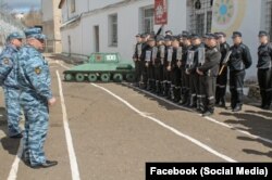 Внутренний дворик в СИЗО-1