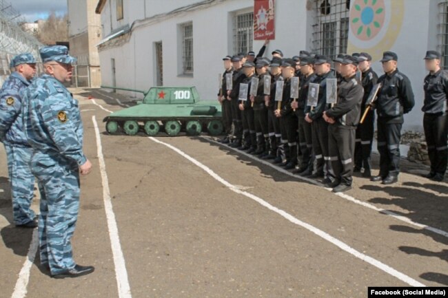 Внутренний дворик в СИЗО-1