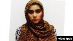 Гражданка Таджикистана Аминаи Ахмад - одна из женщин, освобождённых властями страны от уголовной ответственности после возвращения на родину из Сирии. 9 августа 2015 года, Душанбе. 