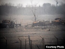 Фото позицій загону «Дикі качки» біля Донецького аеропорту