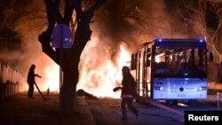 На місці вибуху, Анкара, 17 лютого 2016 року