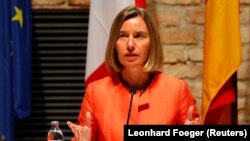 Federica Mogherini, Viena, 6 iulie 2018.