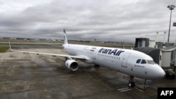 An Airbus A321 bearing the logo of Iran Air was delivered in January