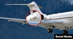 Самолет семьи Шуваловых, по данным ФБК