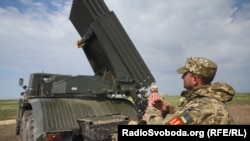 Испытания новых реактивных снарядов «Тайфун-1» в Одесской области