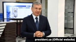 Uzbek President Shavkat Mirziyoev