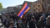 Armenia - Opposition supporters demonstrate in Yerevan, 17 April 2018.