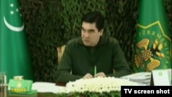 Prezident Gurbanguly Berdimuhamedow howpsuzlyk maslahatyny geçirýär, 2-nji aprel, 2014.