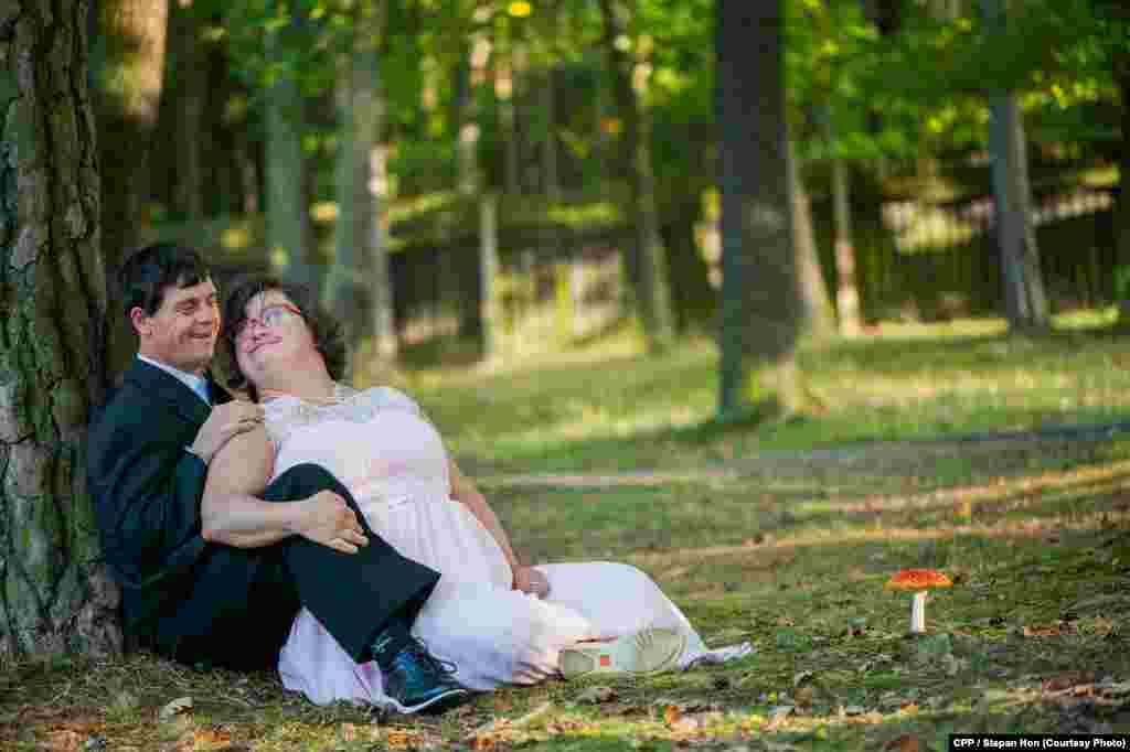 Third Prize, General News:&nbsp;A couple celebrates their engagement at a facility for mentally disabled people in Hvozdy, Czech Republic. (Stepan Hon) 