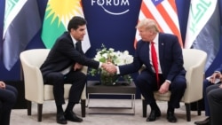تصویر آرشیوی از دیدار دونالد ترامپ، رئیس‌جمهور آمریکا، با نچیروان بارزانی، رئیس اقلیم کردستان عراق