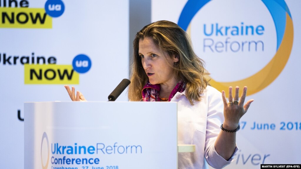 За словами джерел, міністерка фінансів Канади Христя Фріланд запропонувала цю ідею після того, як самі бізнесмени обговорили з нею таку можливість
