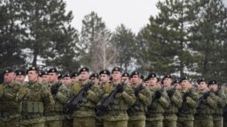 Membres de la Force de sécurité du Kosovo.
