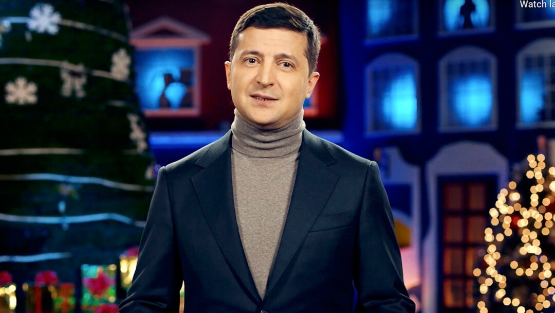 В Сеть слили новогоднее поздравление президента Зеленского (видео)