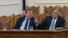 Красимир Каракачанов и Бойко Борисов в Народното събрание през ноември 2019 г.