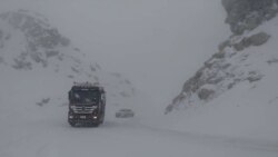 برفباری شدید در شاهراه سالنگ. Jan.01.2020