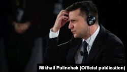 Владимир Зеленский ҳангоми ҳузур дар конфронси амниятии Мюнхен дар рӯзи 15-уми феврали соли 2020.
